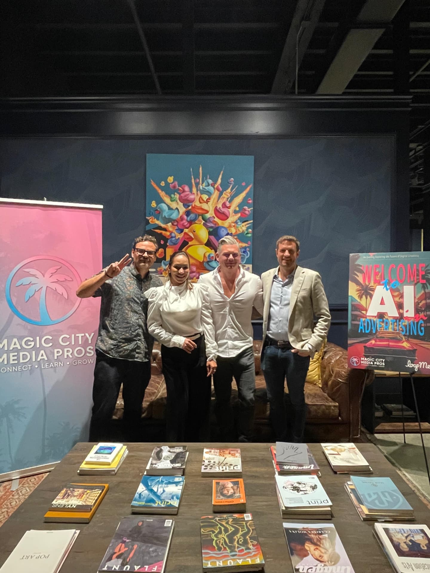 Speakers and organizers at AI in Advertising