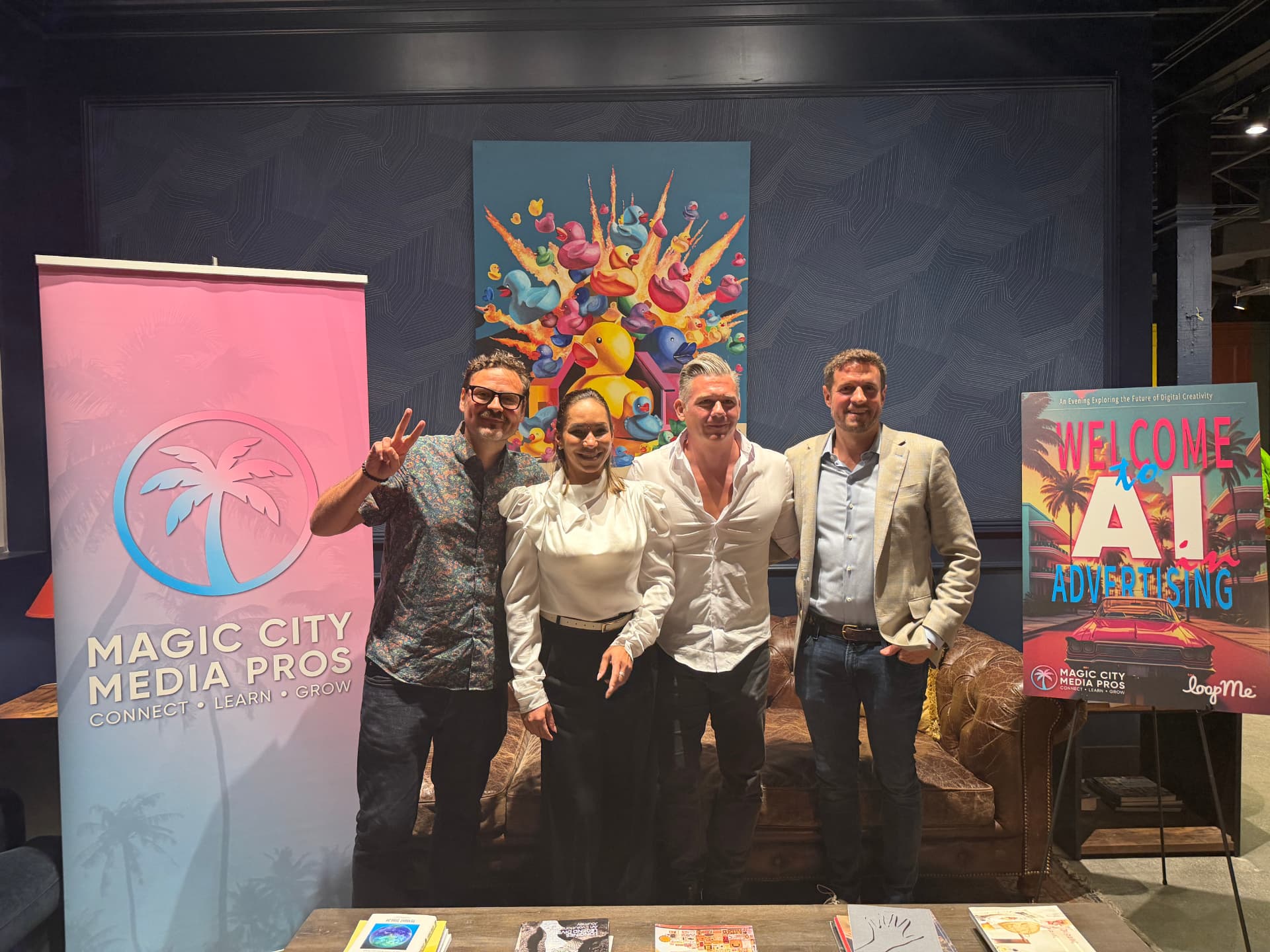 Magic City Media Pros organizers at the AI in Advertising event